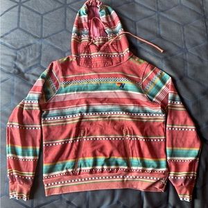 Aviator Nation Ninja Hoodie Unisex Mens Women's Sweatshirt XL Serape Tulum